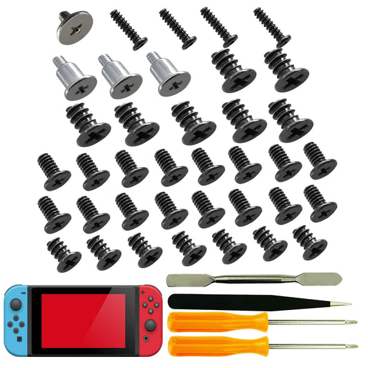 CTHTBZ 40PCS Screwdriver Tool Kit for Nintendo Switch - Includes Tweezer, 1/8 in x 1/2 in Size, Fore Nintendo Switch Color