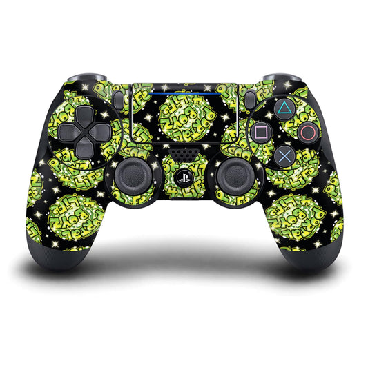 Head Case Designs Officially Licensed Rick And Morty Portal Boyz Graphics Vinyl Sticker Gaming Skin Decal Cover Compatible With Sony PlayStation 4 PS4 DualShock 4 Controller