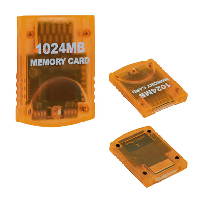 Mcbazel Memory Card 1024MB for Gamecube & Wii - Orange, Model thi-wii-010020