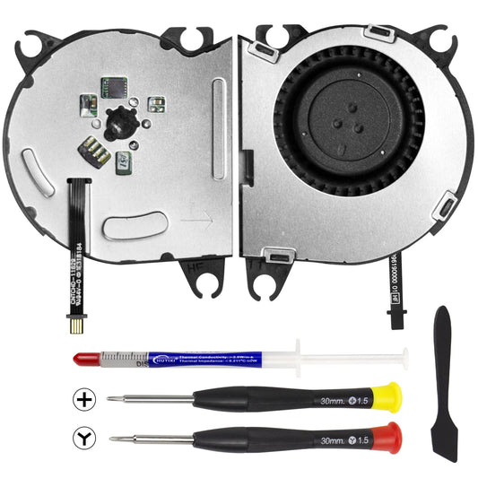 S-Union Internal Cooling Fan Replacement for Nintendo Switch NS HAC-001 2017 with Thermal Paste, Screwdriver & Spatula