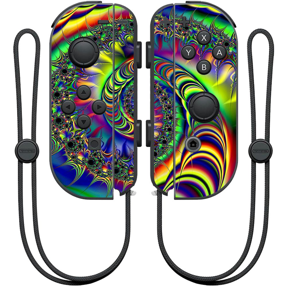 MIGHTY SKINS Nintendo Joy-Con Controller Skin Wrap - Acid Design, NIJOYCO-Acid