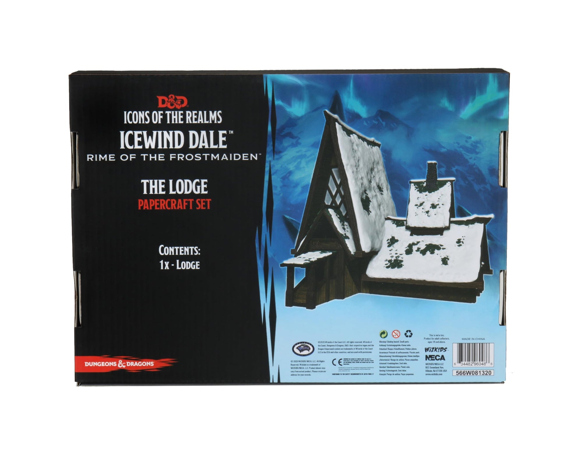 WizKids D&D Icons of the Realms Icewind Dale Papercraft Set - 6 x 11 x 2 inches - Multicolor - Model WZK96048