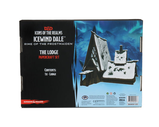 WizKids D&D Icons of the Realms Icewind Dale Papercraft Set - 6 x 11 x 2 inches - Multicolor - Model WZK96048