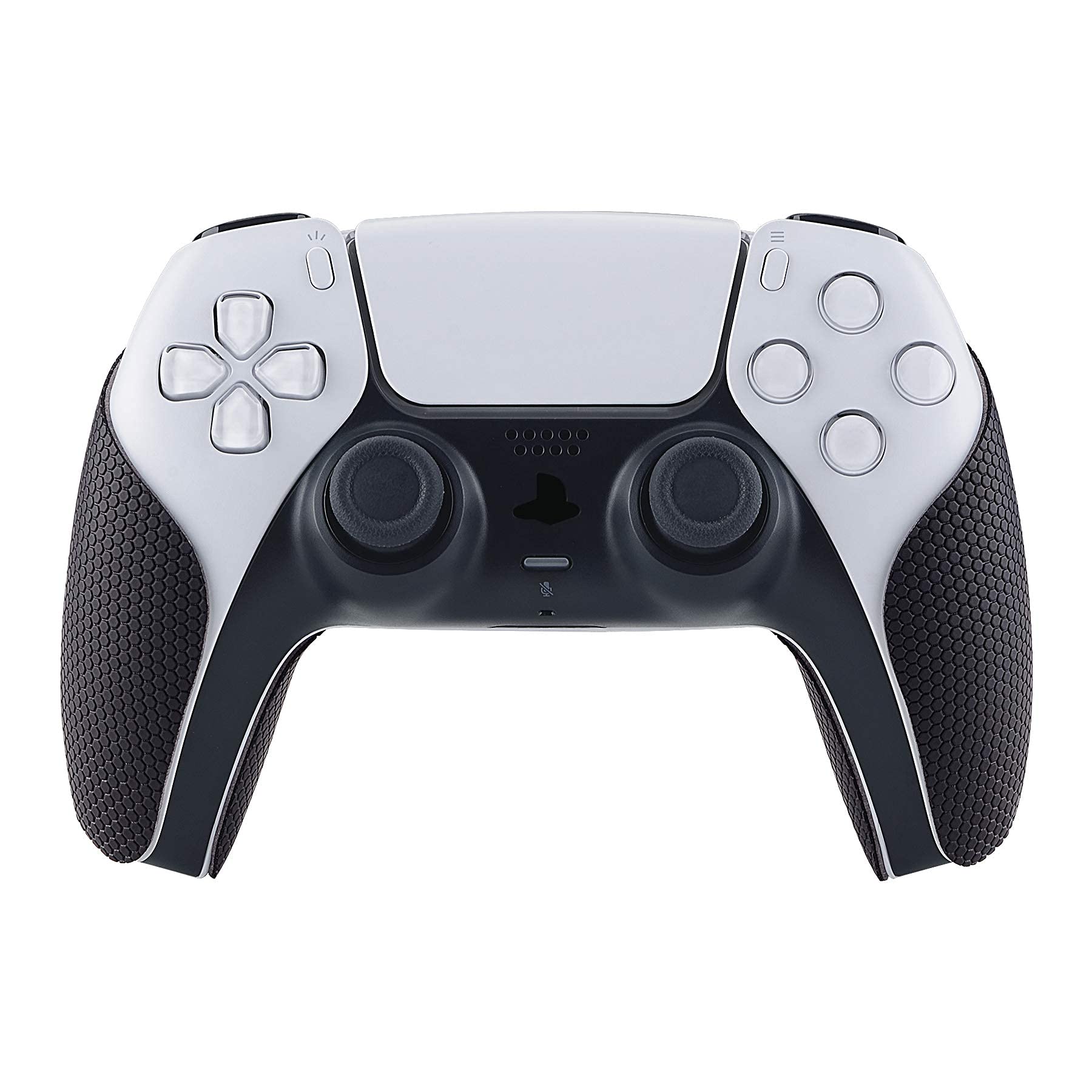 eXtremeRate PlayVital Controller Grip for ps5 Controller  Professional Textured Soft Rubber Pads Handle Grips - View of Rising Sun