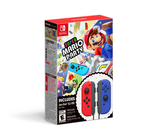 Nintendo Super Mario Party™ + Red & Blue Joy-Con™ Bundle - Model HACNADFJACF3