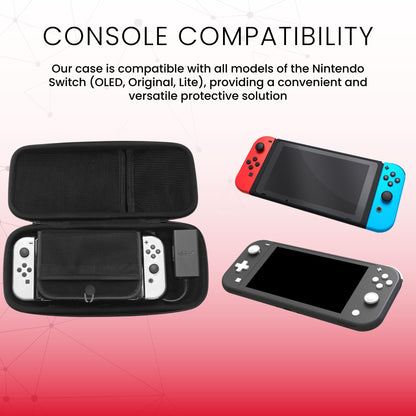 Surge SWITCH LITE Travel Case - Grey, Compact Design, Model SG60046, Ideal for Protection and Portability