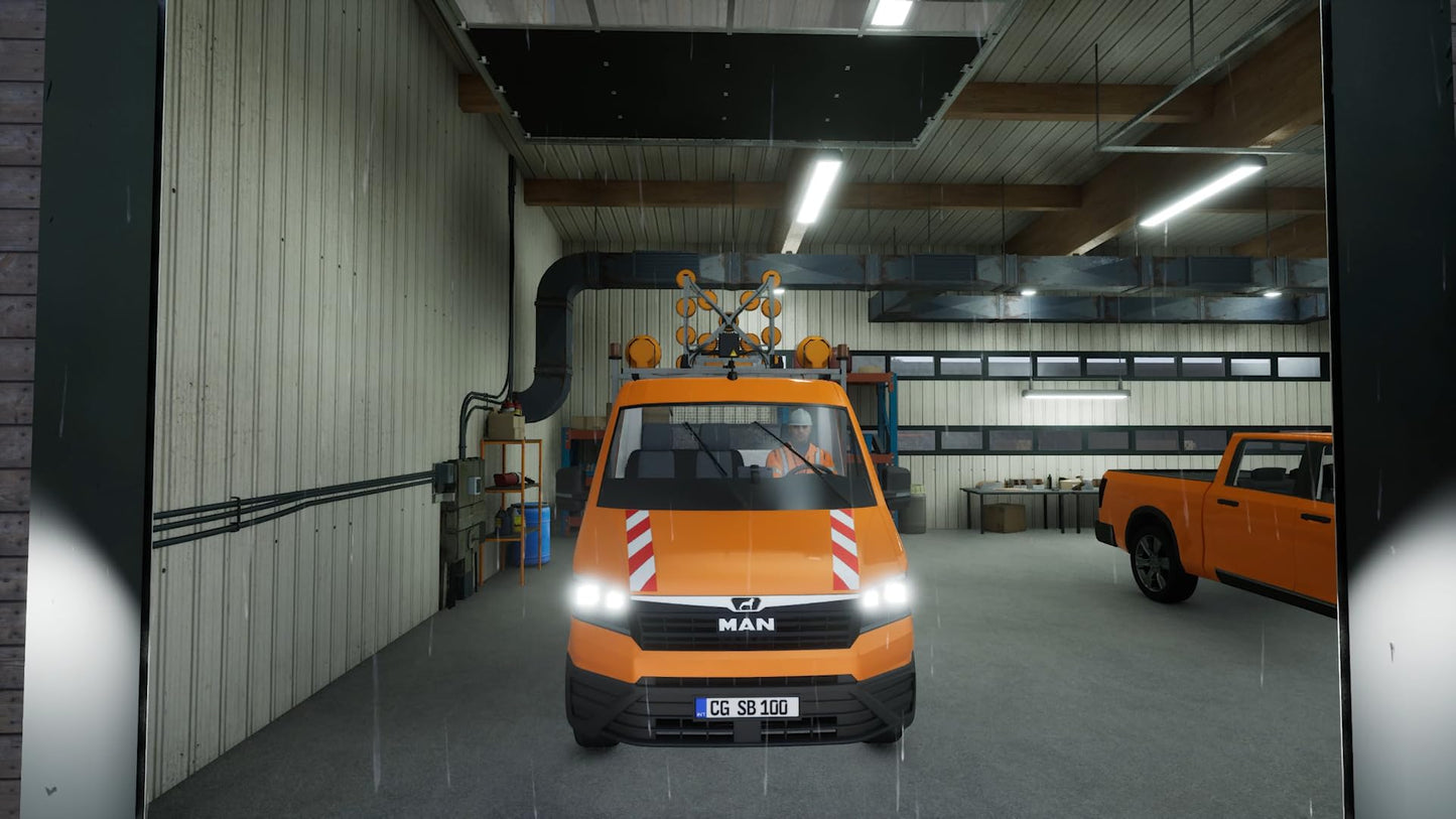 Aerosoft Straßenmeisterei Simulator 2 - Winterdienst for PS5 - Realistic Winter Operations Simulation Game