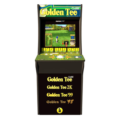 Arcade1Up Golden Tee Classic Arcade Machine with Riser - 5ft Gaming Fun