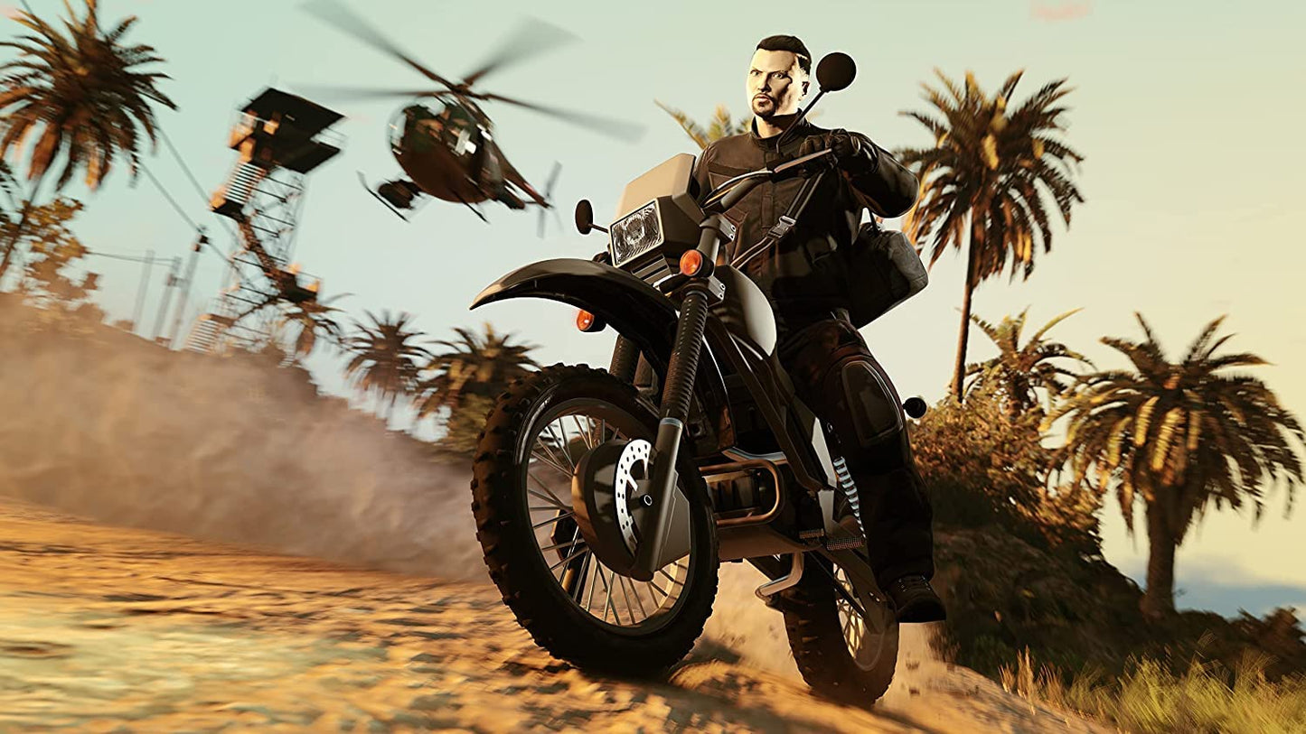 Grand Theft Auto V - Action-Adventure Video Game for PS4/Xbox One/PC