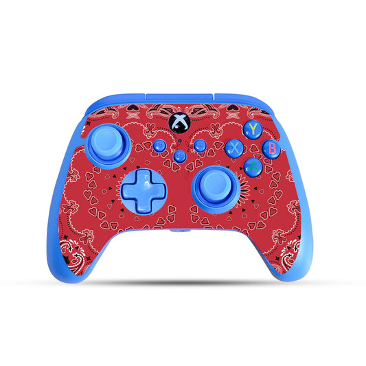 Gaming Skin Compatible with PowerA Xbox Series X|S Enhanced Wired Controller - Bandana - Premium 3M Vinyl Protective Wrap Decal Cover - Easy to Apply | Crafted in The USA by MightySkins