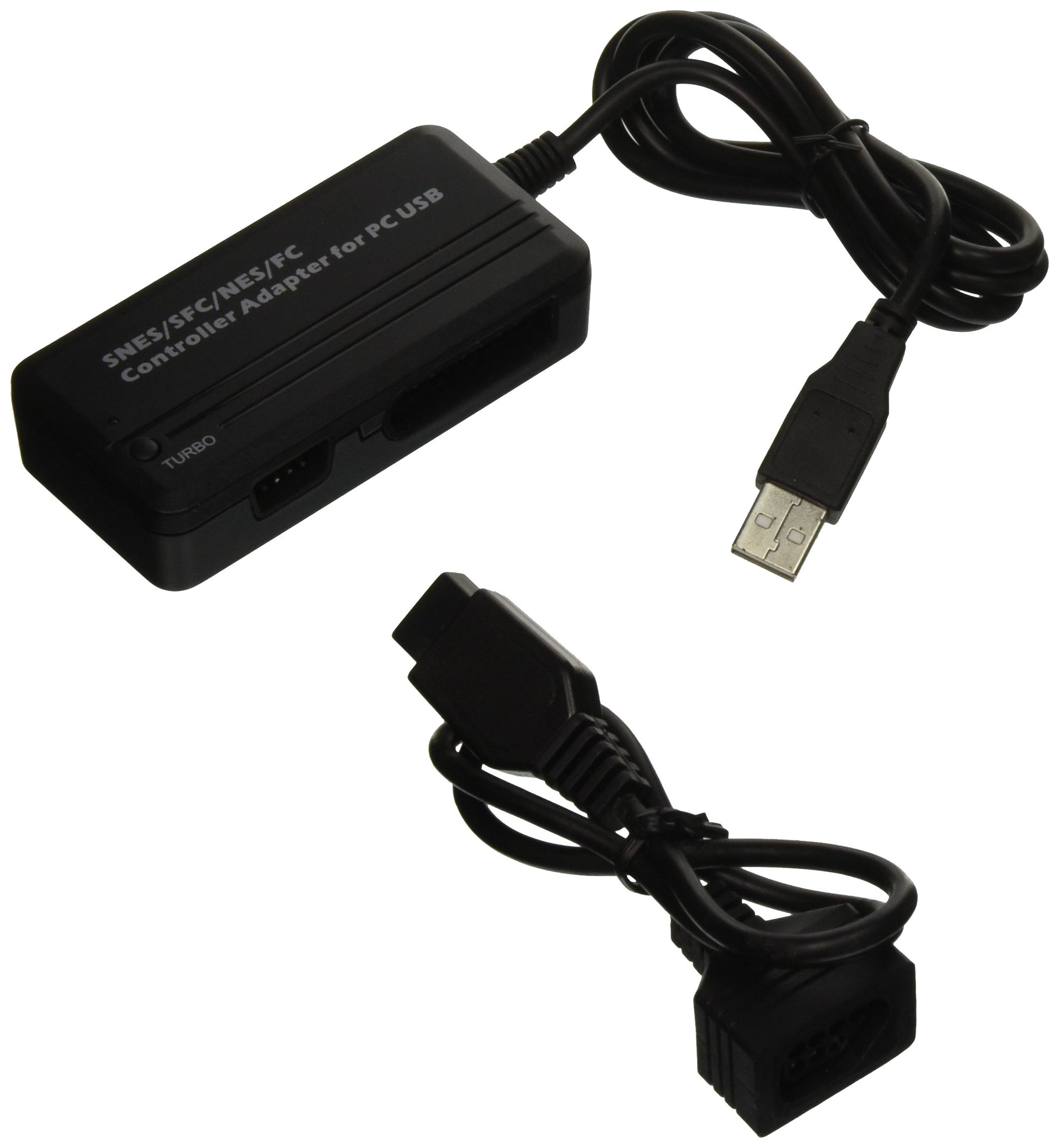 TOTALCONSOLE PC053 Super NES/NES Controller Adapter for PC & PS3 - Black