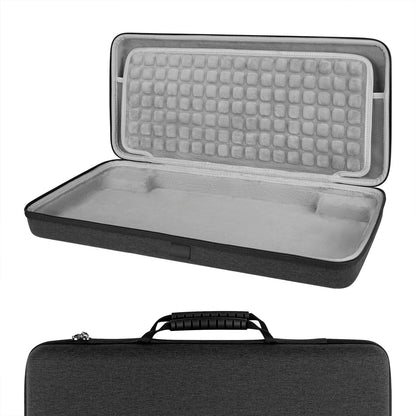 GEEKRIA Full Size Hard Shell Keyboard Case for 104-108 Key RGB Mechanical Keyboards, Grey, Model SMPJ169-06