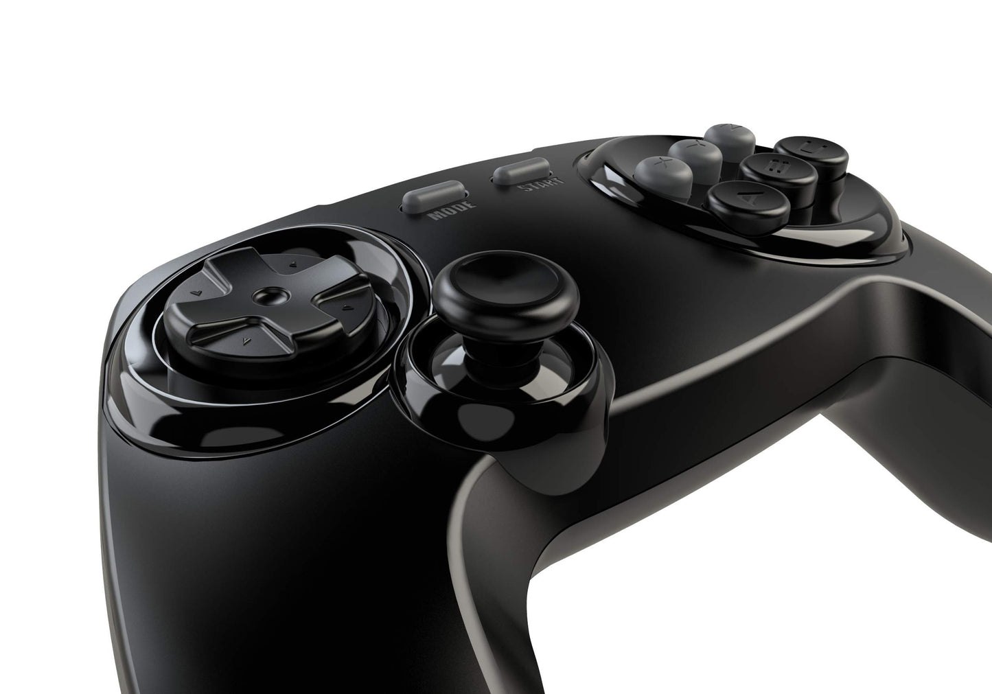 Retro Fighters BrawlerGen 2-In-1 Controller for Sega Saturn & Genesis - Classic Retro Gaming