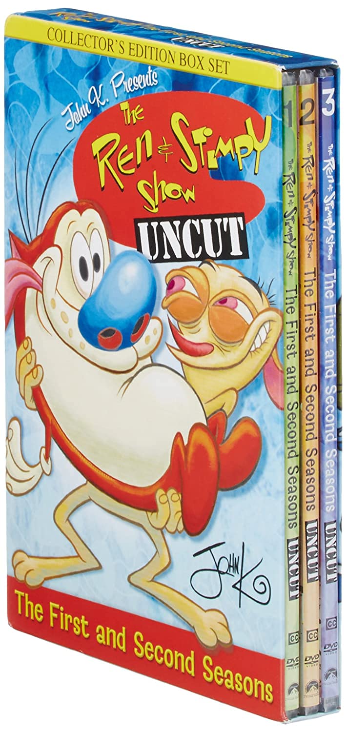 PARAMOUNT The Ren and Stimpy Show Collectors Edition Box Set - Uncut 1st & 2nd Season (3 Disc Set) Model 2238039
