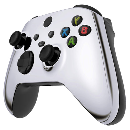 eXtremeRate Custom Shell for Xbox Controller - Chrome Silver Plastic Faceplate Model FX3D402 for Series X & S