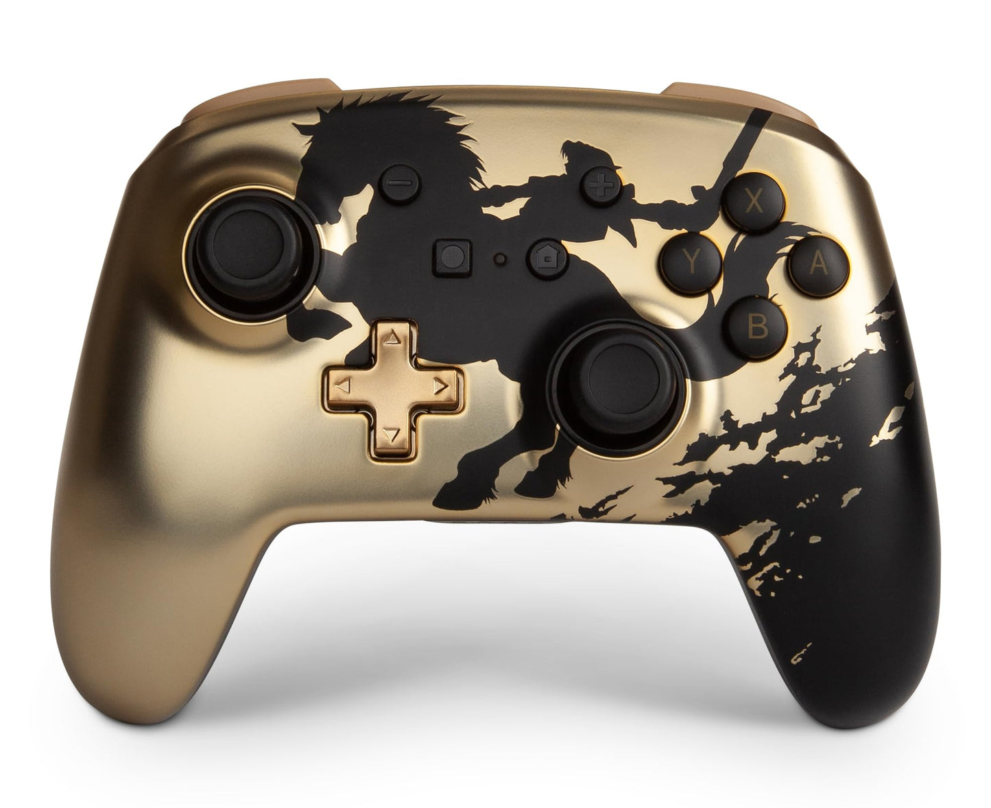 PowerA Enhanced Wireless Controller for Nintendo Switch - Gold Rider, Model 1518805-02, Officially Licensed Gamepad