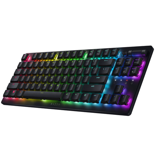 Razer DeathStalker V2 Pro TKL Wireless Gaming Keyboard - Low-Profile Optical Switches, Chroma RGB, Renewed