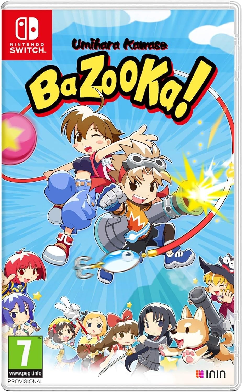 ININ Umihara Kawase Bazooka! for Nintendo Switch - Model NS000199, Action-Packed Gameplay, Engaging Adventure