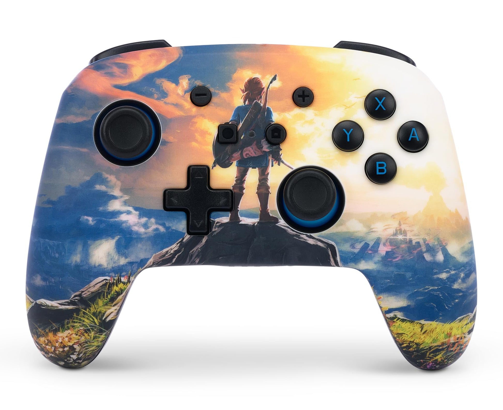 PowerA Enhanced Wireless Controller for Nintendo Switch - Kingdom of Hyrule, Officially Licensed Gamepad, Model 1526541-01