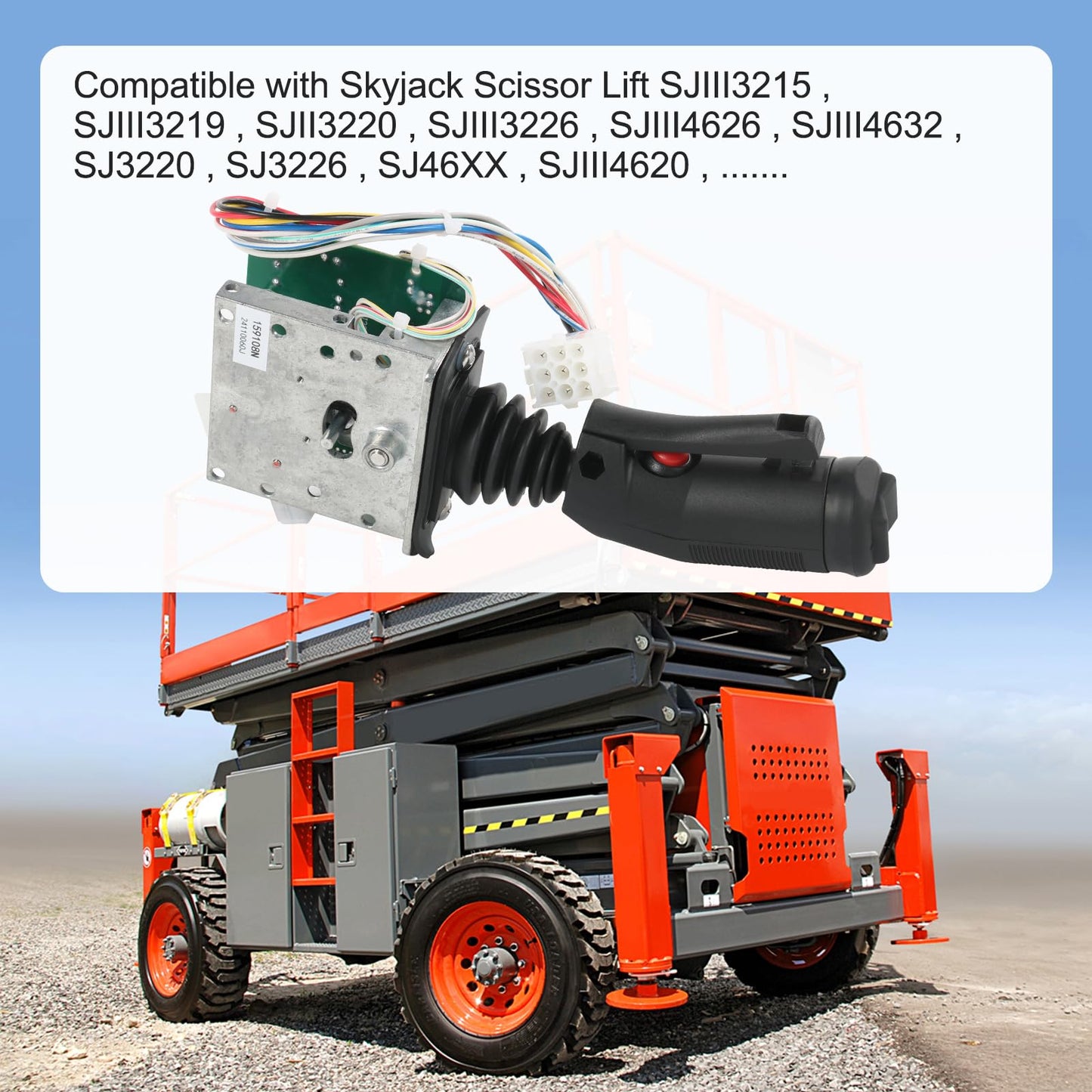 RALBDX Joystick Controller SJ-159108 for Skyjack Scissor Lifts - Black