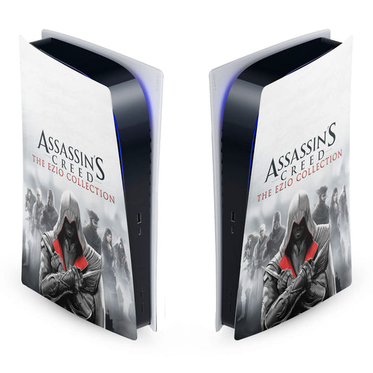Head Case Designs Officially Licensed Assassins Creed Cover Art Brotherhood Graphics Vinyl Faceplate Sticker Gaming Skin Decal Cover Compatible With Sony PlayStation 5 PS5 Digital Edition Console