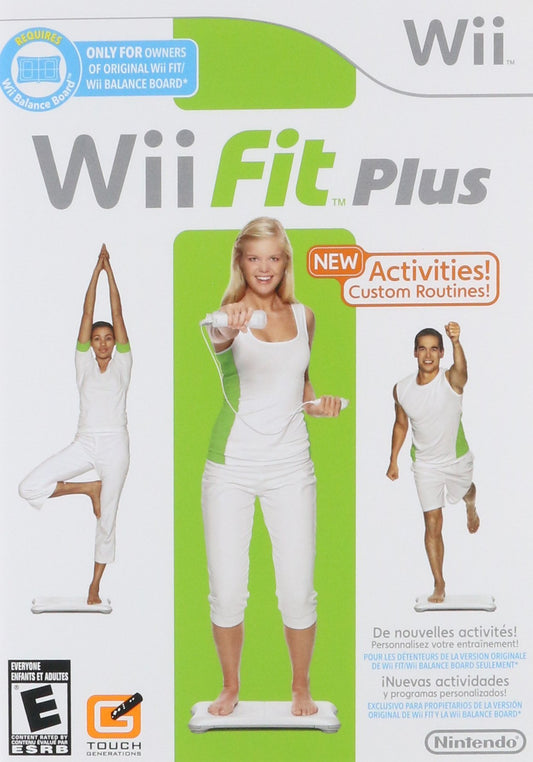 Nintendo Wii Fit Plus (Renewed) - Fitness Game for Balance & Exercise, Model SG_B07CT67SSF