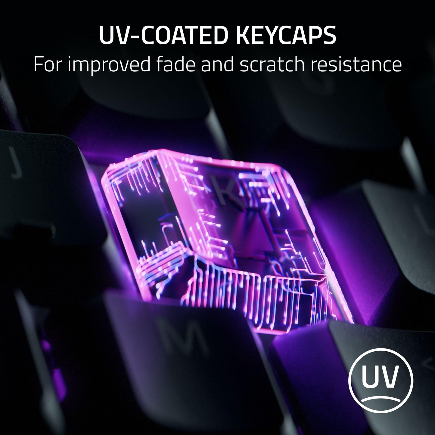 Razer Ornata V3 TKL Gaming Keyboard - Low Profile, Mecha Membrane, RGB Lighting, Black, Spill Resistant, Model RZ03-04880200-R3U1