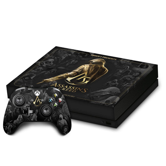Head Case Designs Officially Licensed Assassins Creed Key Art 15th Anniversary Graphics Vinyl Sticker Gaming Skin Decal Cover Compatible With Xbox One X Console and Controller Bundle