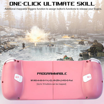 Megadream Mobile Game Controller for iPhone/Android/PC, Model 81-7, Pink, Compatible with Apex Legends & Call of Duty