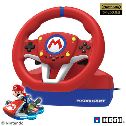 HORI Mario Kart Racing Wheel Controller for Nintendo Switch - Red, Model 6931233502006