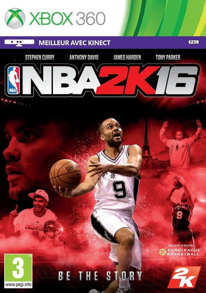 2K NBA 2K16 Video Game for Xbox 360 - Model 49596, Sports Simulation Game