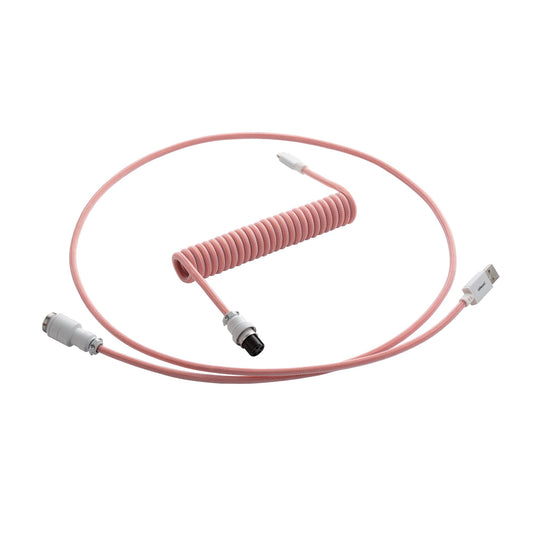 CableMod Pro Coiled Keyboard Cable (Orangesicle  USB A to USB Type C  150cm)