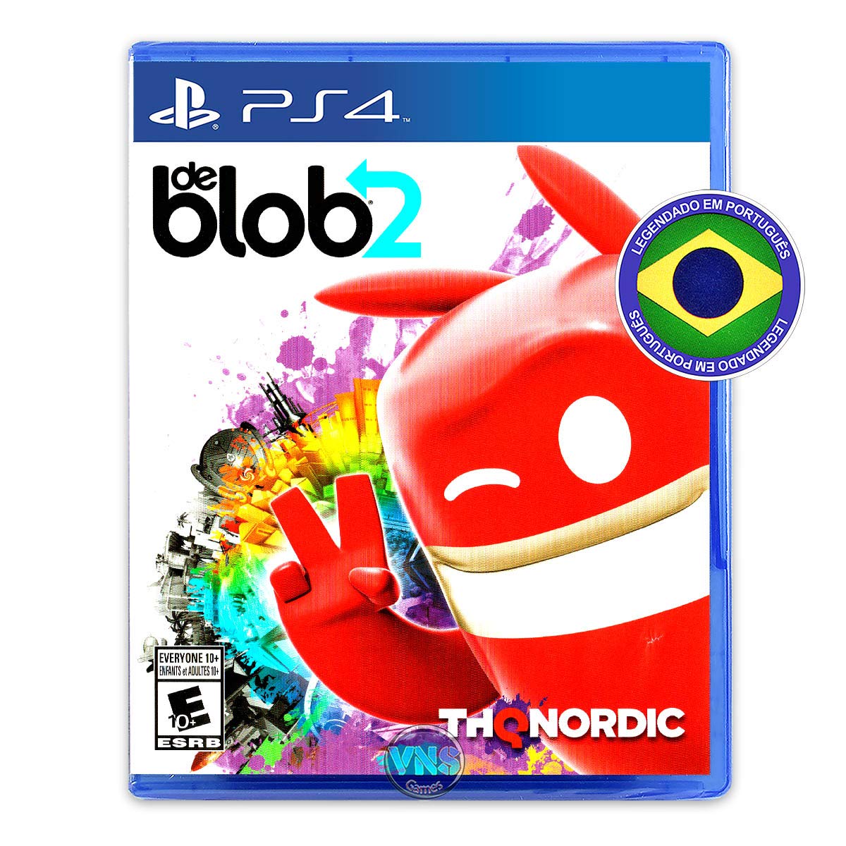 THQ Nordic De Blob 2 for PlayStation 4 - Model 20963, Action-Adventure Game