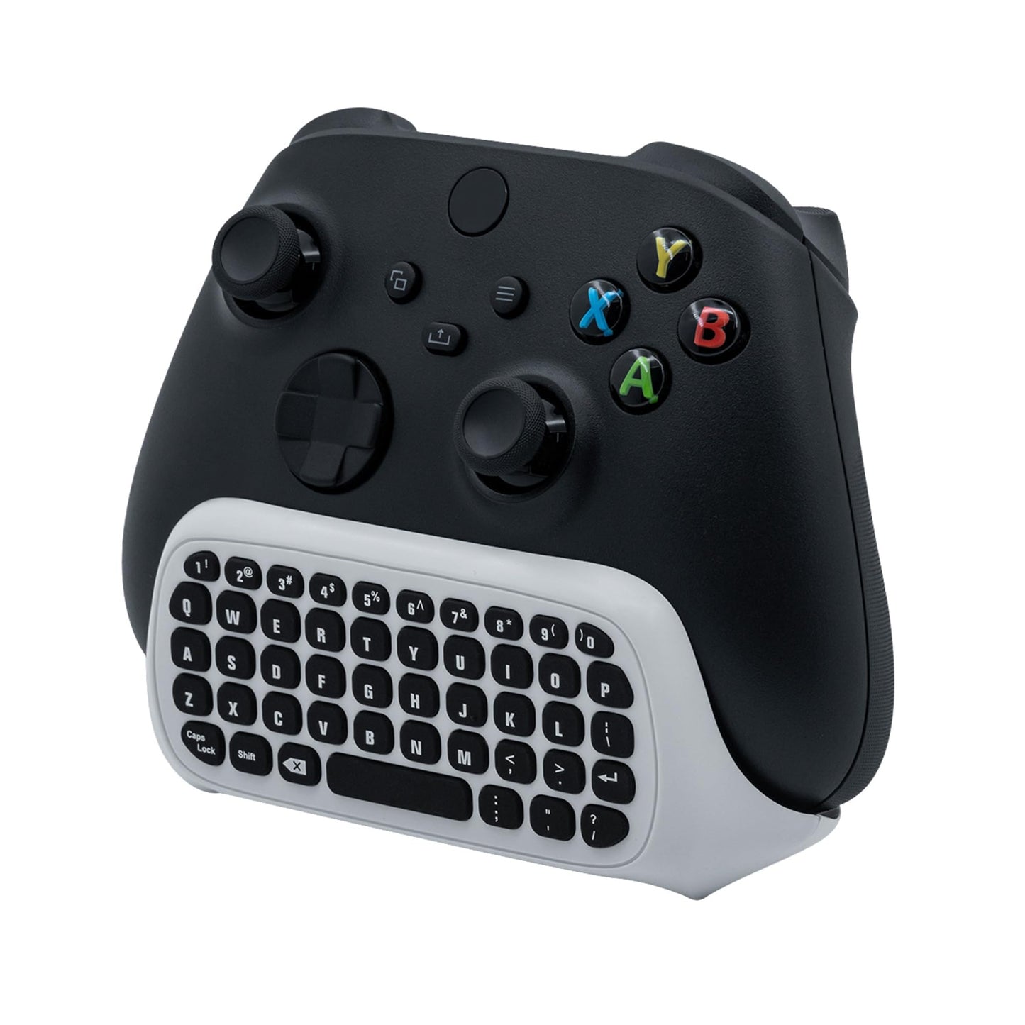 Mcbazel Mini Game Keyboard Wireless Chatpad for Xbox - 2.4G Receiver, 3.5MM Audio Jack, White, Model: thi-xbo-010184