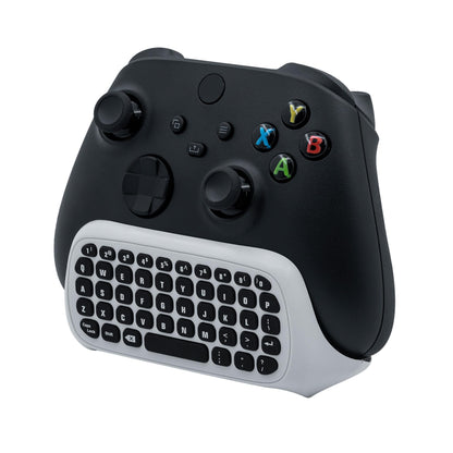Mcbazel Mini Game Keyboard Wireless Chatpad for Xbox - 2.4G Receiver, 3.5MM Audio Jack, White, Model: thi-xbo-010184