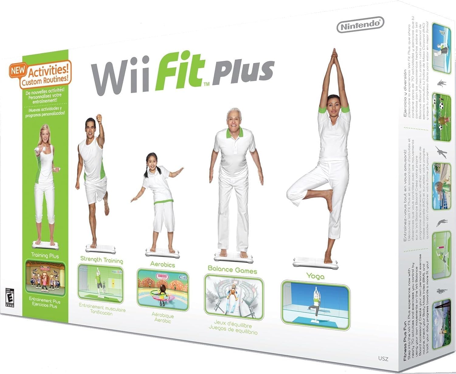 Crownrock Enterprises Wii Fitness Bundle - Genuine Balance Board  Wii Fit Plus  Bonus Games (Renewed)