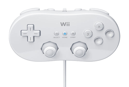 Nintendo Wii Classic Controller - Model 2110266 - White Color