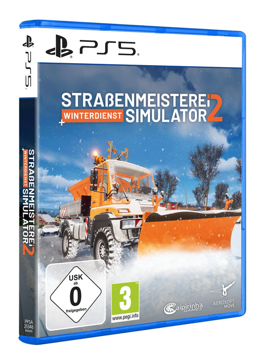 Aerosoft Straßenmeisterei Simulator 2 - Winterdienst for PS5 - Realistic Winter Operations Simulation Game