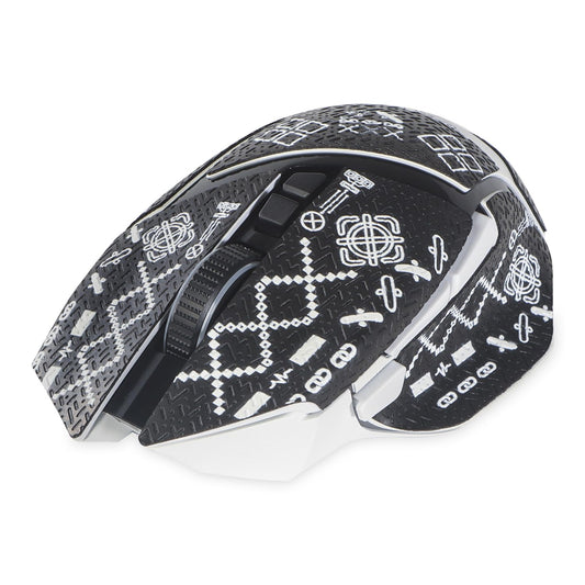 immoenuc Mouse Grip Tape for Razer Basilisk V3/V3 Pro - Anti Slip, Self-Adhesive, Sweat-Resistant, Black