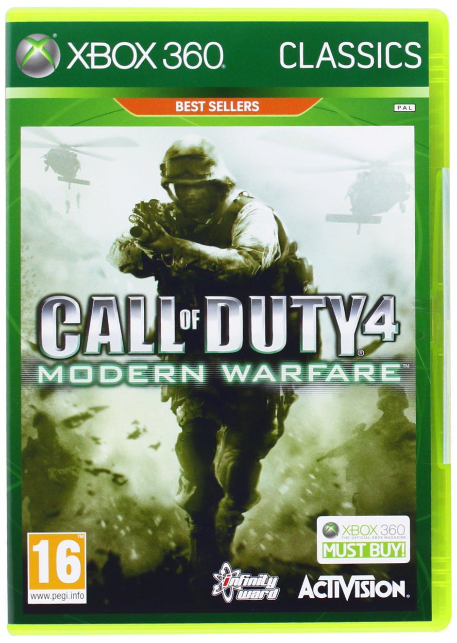 ACTIVISION Call of Duty Modern Warfare - Classic Xbox 360 Game, Model 54882