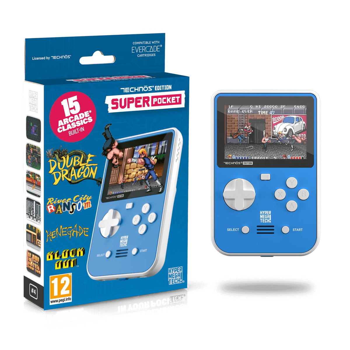 Blaze Evercade Technos Super Pocket