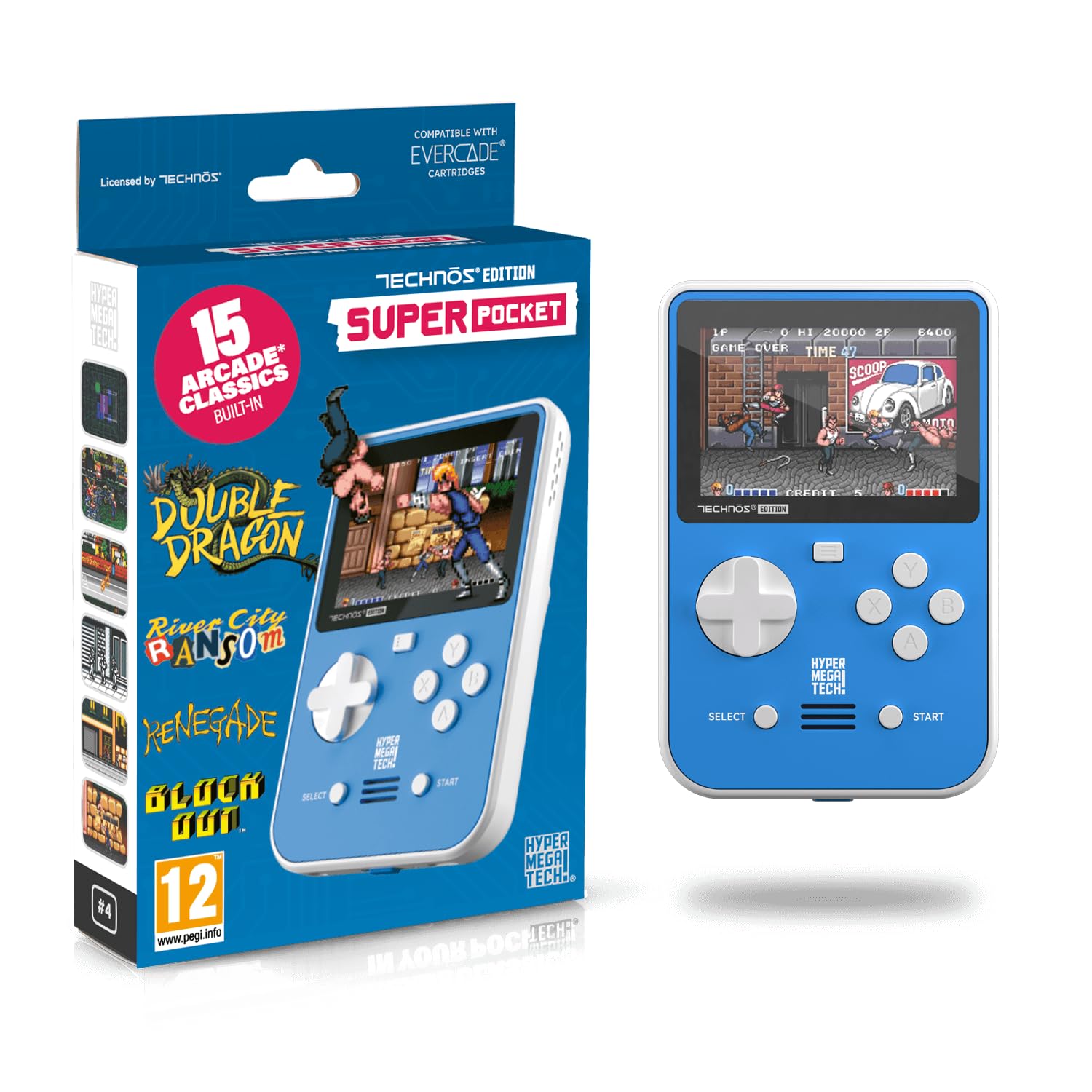 Blaze Evercade Technos Super Pocket