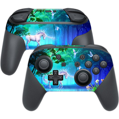 MIGHTY SKINS Nintendo Switch Pro Controller Skin - Unicorn Fantasy, Durable Vinyl Decal, Easy to Apply & Remove, Model NISWPCOI