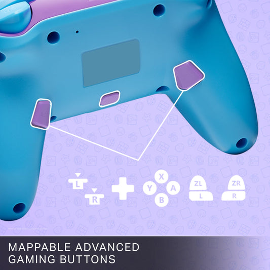 PowerA Enhanced Wireless Controller for Nintendo Switch - Color Splash Heroes, Model NSGP0287-01R, Officially Licensed Gamepad