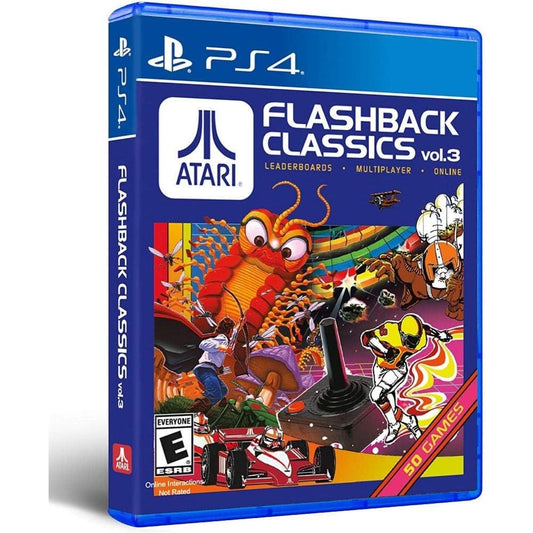 Atari Flashback Classics PS4 Vol. 3 Edition - Retro Gaming Collection, Model FBAP001C