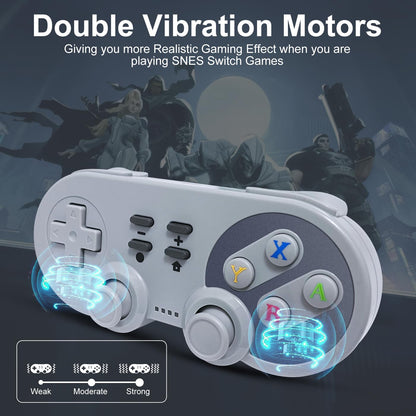 ADHJIE Wireless Controller - Grey Color, Ergonomic Design for Gaming