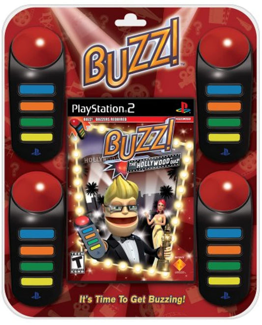 BUZZ: The Hollywood Quiz Bundle - PlayStation 2 (Renewed)