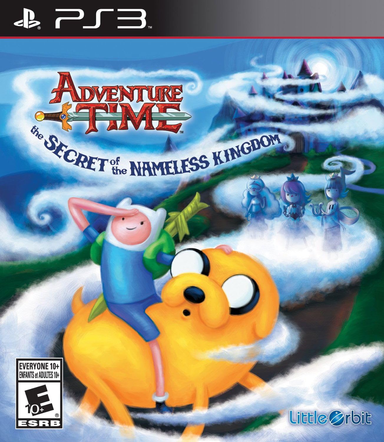 Little Orbit Adventure Time: The Secret of the Nameless Kingdom - PS3 Game, Model 815403010521