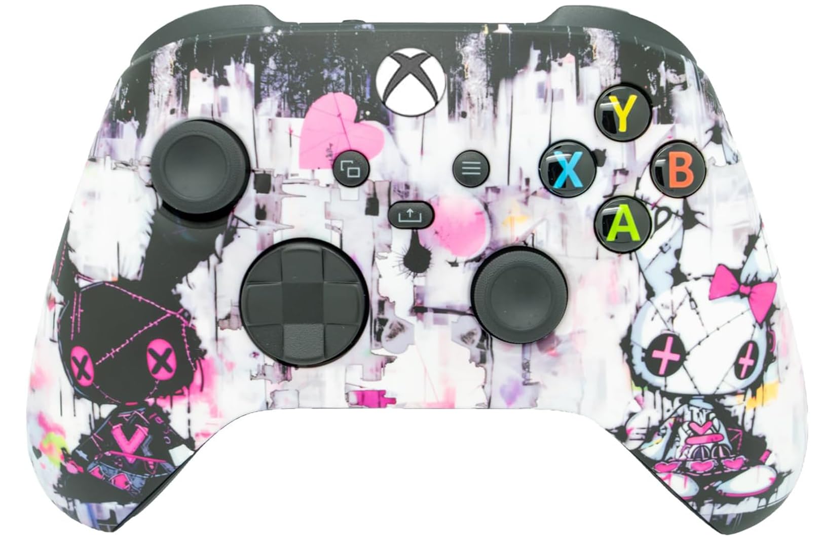 ProControllers LLC Wireless Custom Controller Compatible with PC  Windows 10+  Series X/S & One (Series X/S Evil Bunny)