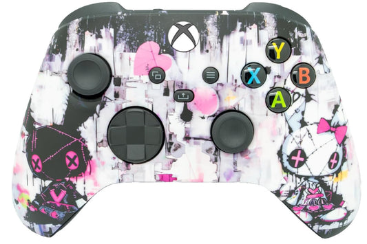 ProControllers LLC Wireless Custom Controller Compatible with PC  Windows 10+  Series X/S & One (Series X/S Evil Bunny)